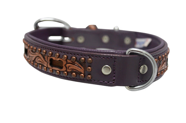 Angel San Antonio Dog Collar, Purple