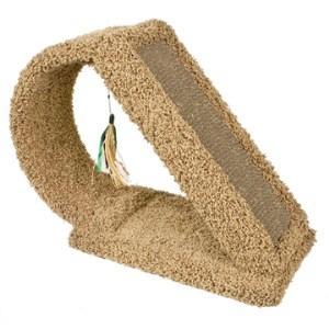 Ware Kitty Scratch Tunnel griffoir pour chats en carton ondulé, marron.