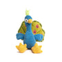 fabdog Floppy Plush Dog Toy, Peacock