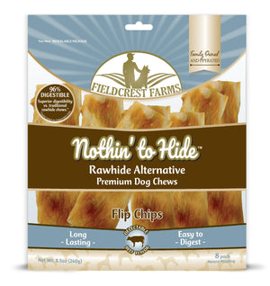 Fieldcrest Farms Nothin' to Hide Beef Flip Chips Dog Treats