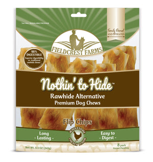 Fieldcrest Farms Nothin' to Hide Chicken Flip Chips Dog Treats