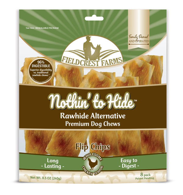 Fieldcrest Farms Nothin' to Hide Chicken Flip Chips Dog Treats