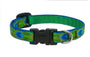 Lupine Pet Original Designs Adjustable Dog Collar, Tail Feathers