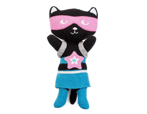 Jax & Bones Jouet pour chien Rowdy Rescuers Kicky le Chat, 11 pouces