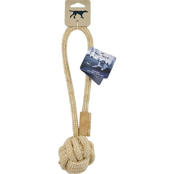 Tall Tails Natural Cotton & Jute Rope Ball Dog Toy