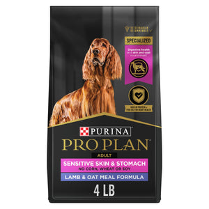 Purina Pro Plan Focus Adulte Peau et Estomac Sensibles Formule Agneau et Flocons d'Avoine Croquettes pour chiens