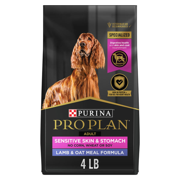 Purina Pro Plan Sensitive Skin & Stomach Lamb & Oat Meal Adult Dry Dog Food
