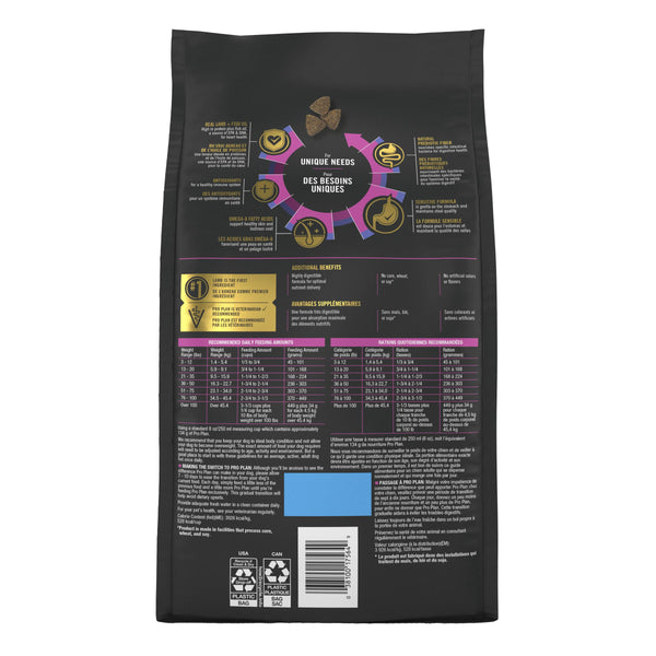 Purina Pro Plan Sensitive Skin & Stomach Lamb & Oat Meal Adult Dry Dog Food