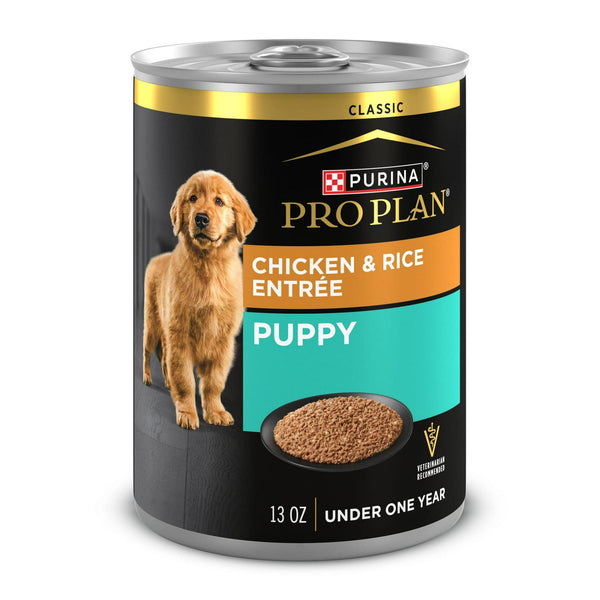 Purina Pro Plan Chicken & Rice Entree Puppy Wet Dog Food Can