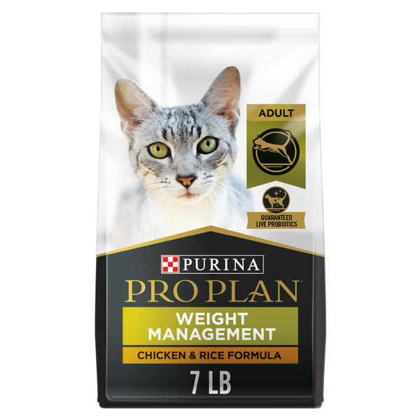 Purina Pro Plan Weight Management Chicken & Rice Adult Dry Cat Food