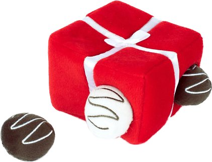 ZippyPaws Burrow Hide & Seek Box of Chocolates Dog Toy