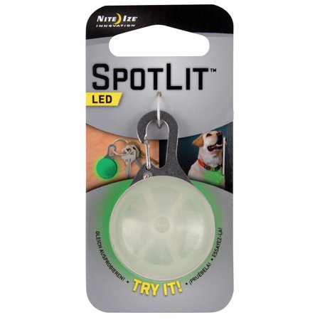 Nite Ize SpotLit Lumière pour collier de chien, verte