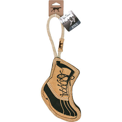 Tall Tails Hiking Natural Leather & Wool Dog Toy, 16-in