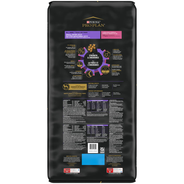 Purina Pro Plan Focus Nourriture sèche pour chiens à toutes les étapes de la vie Petites bouchées Agneau et riz