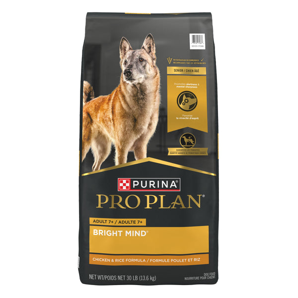 Purina Pro Plan Bright Mind Chicken & Rice Adult 7+ Dry Dog Food