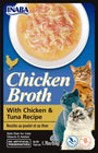 INABA Chicken Broth with Chicken & Tuna Grain-Free Side Dish for Cats