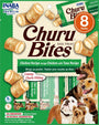 INABA Dog Churu Bouchées Poulet Enroulé de poulet avec thon Friandises sans céréales pour chiens