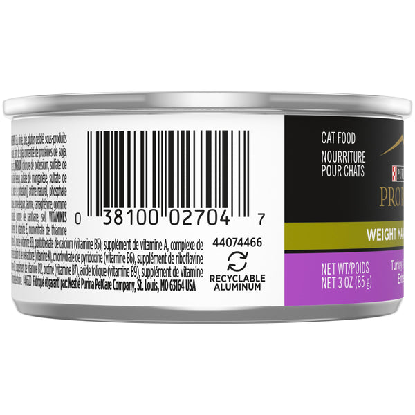 Purina Pro Plan Focus Gestion du poids pour adultes Dinde hachée & Riz Plat principal nourriture en conserve pour chats