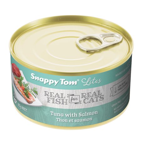 Snappy Tom Petite Boîte Thon & Saumon Nourriture Humide pour Chats
