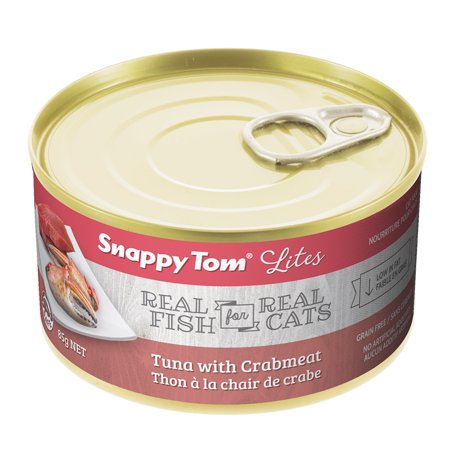 Snappy Tom Petite Boîte Thon Et Crabe Nourriture Humide Pour Chats
