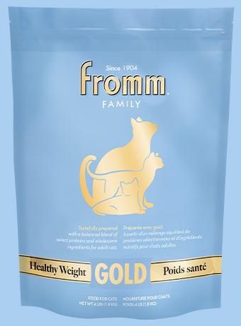 La nourriture Fromm Family Gold Poids santé pour chats