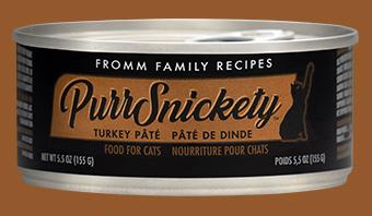 Fromm Family PurrSnickety Turkey Pate Canned Cat Food