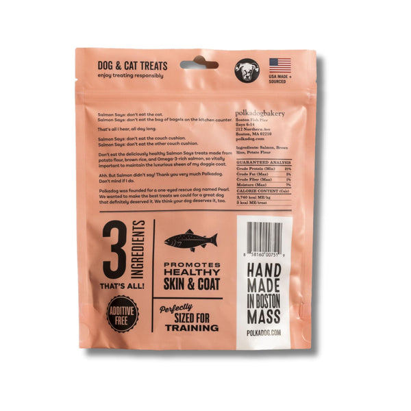 Polkadog Salmon Says Training Bits Dog & Cat Treats