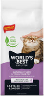 World's Best Litière agglomérante parfum lavande pour plusieurs chats