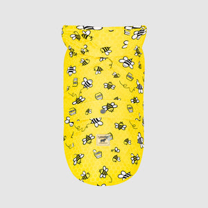 Canada Pooch Pick Me Poncho Dog Raincoat, Honeybee