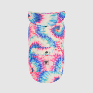 Canada Pooch Pick Me Poncho Dog Raincoat, Tie Dye