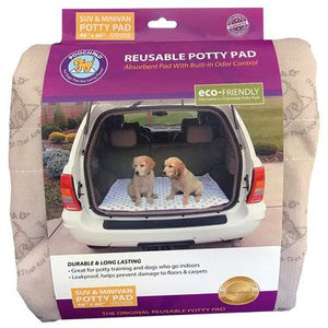 PoochPad Tapis d'apprentissage réutilisable pour SUV et monospaces, Beige