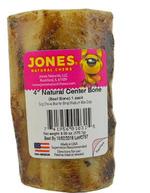 Jones Natural Chews Natural Center Bone Dog Treats