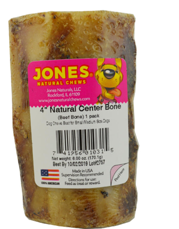 Jones Natural Chews Natural Center Bone Dog Treats