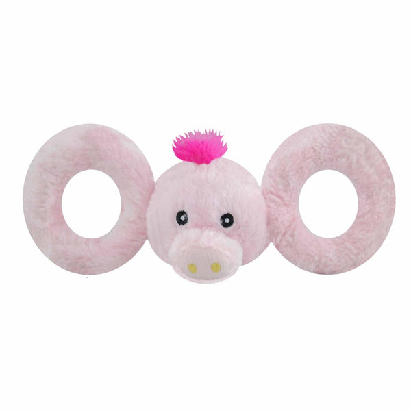 Jolly Pets Tug-a-Mals Pig Dog Toy
