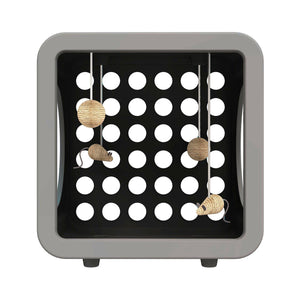 Kitty Kasas Recreation Cube Standard Snap-On Cat House, Gray