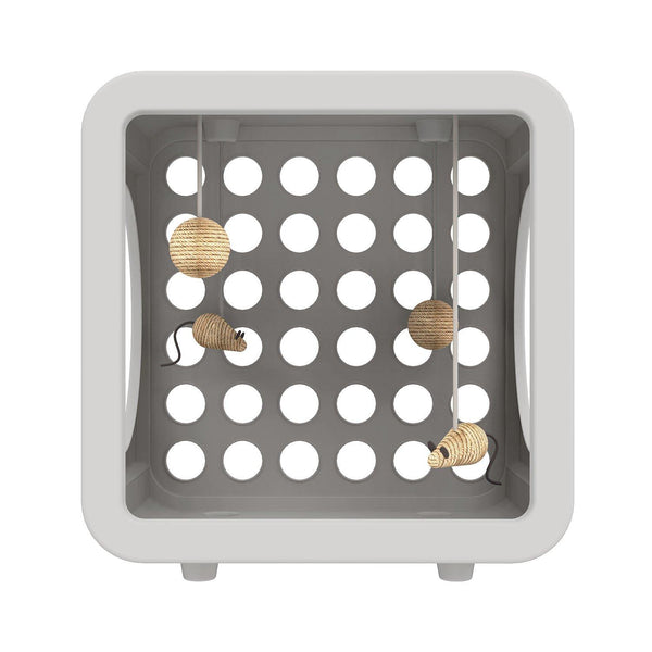 Kitty Kasas Recreation Cube Standard Snap-On Cat House, White