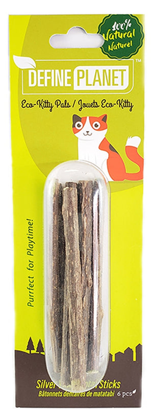 Define Planet Silver Vine dentaire Sticks Jouet pour chat