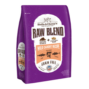 Stella & Chewy's Croquettes sèches pour chats Raw Blend au saumon sauvage pêché
