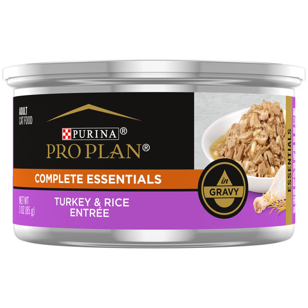 Purina Pro Plan Saveur Entrée à la Dinde et au Riz pour Chat Adulte en Sauce en Conserves