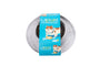 Messy Mutts Bol En Inox Avec Base En Silicone, Simple, Gris Marbré