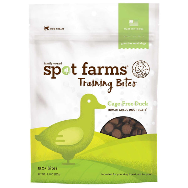 Spot Farms Friandises d'entraînement pour chiens au canard élevé sans cage
