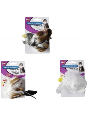 Ethical Pet Spot Jouet pour chat Oiseaux de même plume, personnage variable