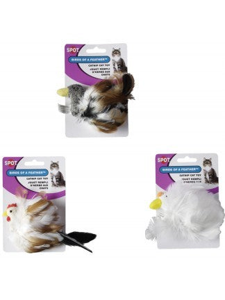 Ethical Pet Spot Jouet pour chat Oiseaux de même plume, personnage variable