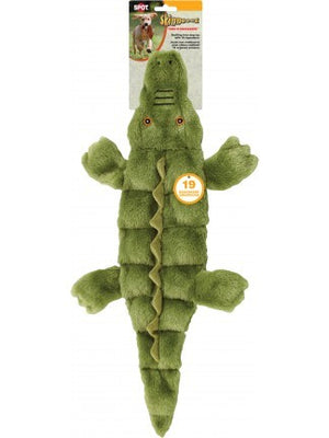 Ethical Pet Spot Skinneeez Tons-O-Squeaker Alligator Dog Toy, 21-in
