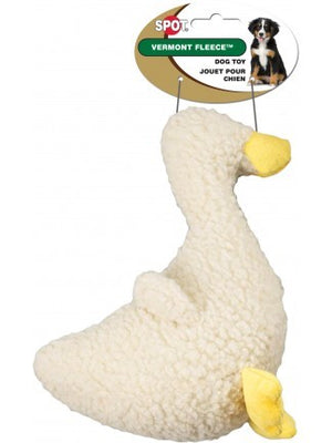 Ethical Pet Spot Vermont Fleece Duck Dog Toy, 13-in