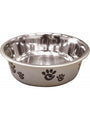 Ethical Pet Spot Barcelona Dog Bowl, Pearlized Silver