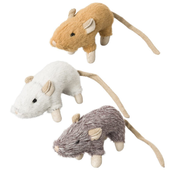 Ethical Pet Spot House Mouse Helen with Catnip Cat Toy, Color Varies, 4-in