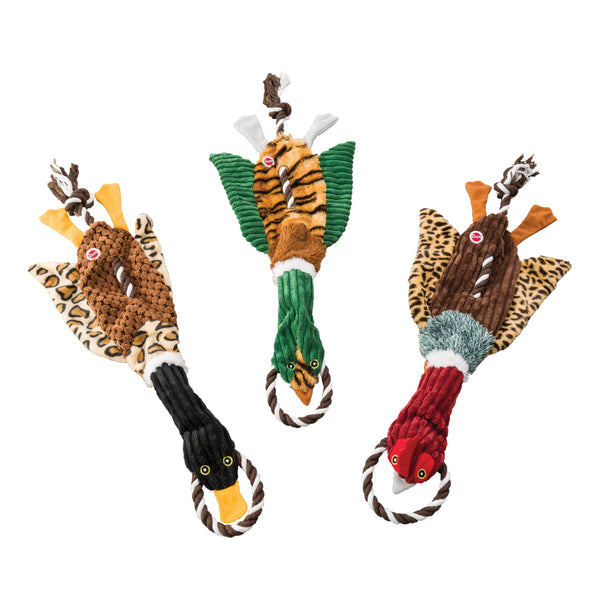 Ethical Pet Spot Mini Skinneeez Tugs Ducks Dog Toy, Color Varies, 14-in