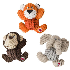 Ethical Pet Spot Knot For Nothin' Dog Toy, Character Varies, 6.5-in
