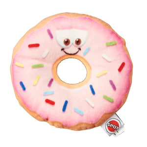 Ethical Pet Spot Fun Food Donut Dog Toy, 5.25-in